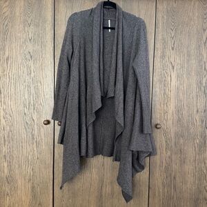 Free People brown long sleeve cardigan